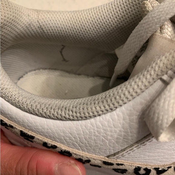 Women’s Nike Court Vision Low (White/Leopard) Sz. 9 - Picture 8 of 9